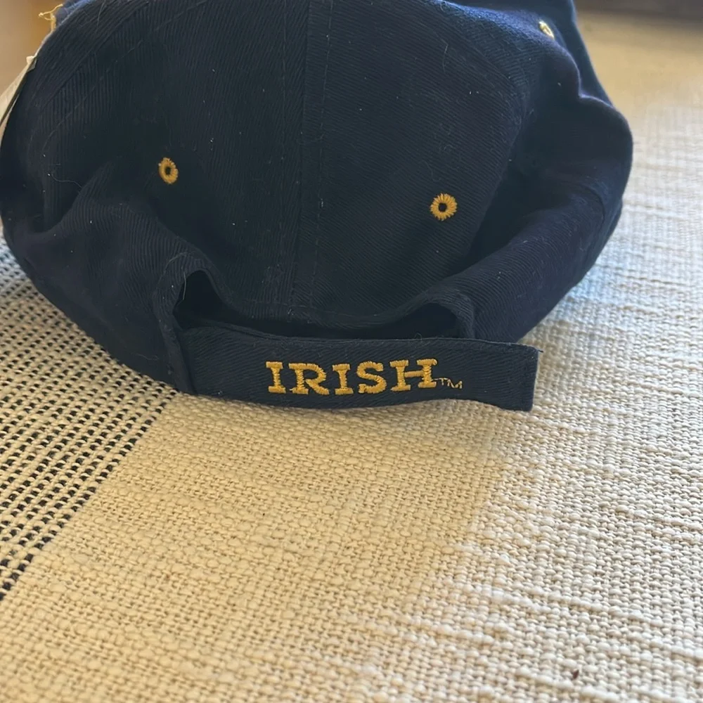 Notes Dame Fighting Irish blue ball cap with tags One Size - Picture 4 of 7